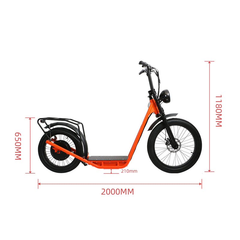 EUNORAU - Jumbo Electric Scooter [48V 1000W]