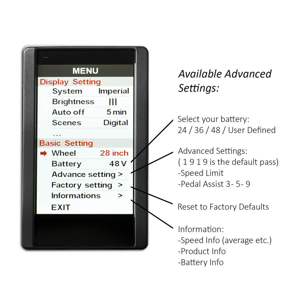 DPC 14 color display - EbikeMarketplace