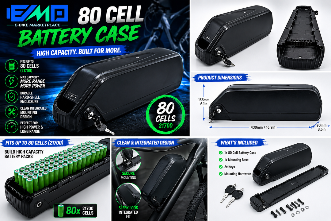 Introducing the New 80 Cell Jumbo E-Bike Battery Case