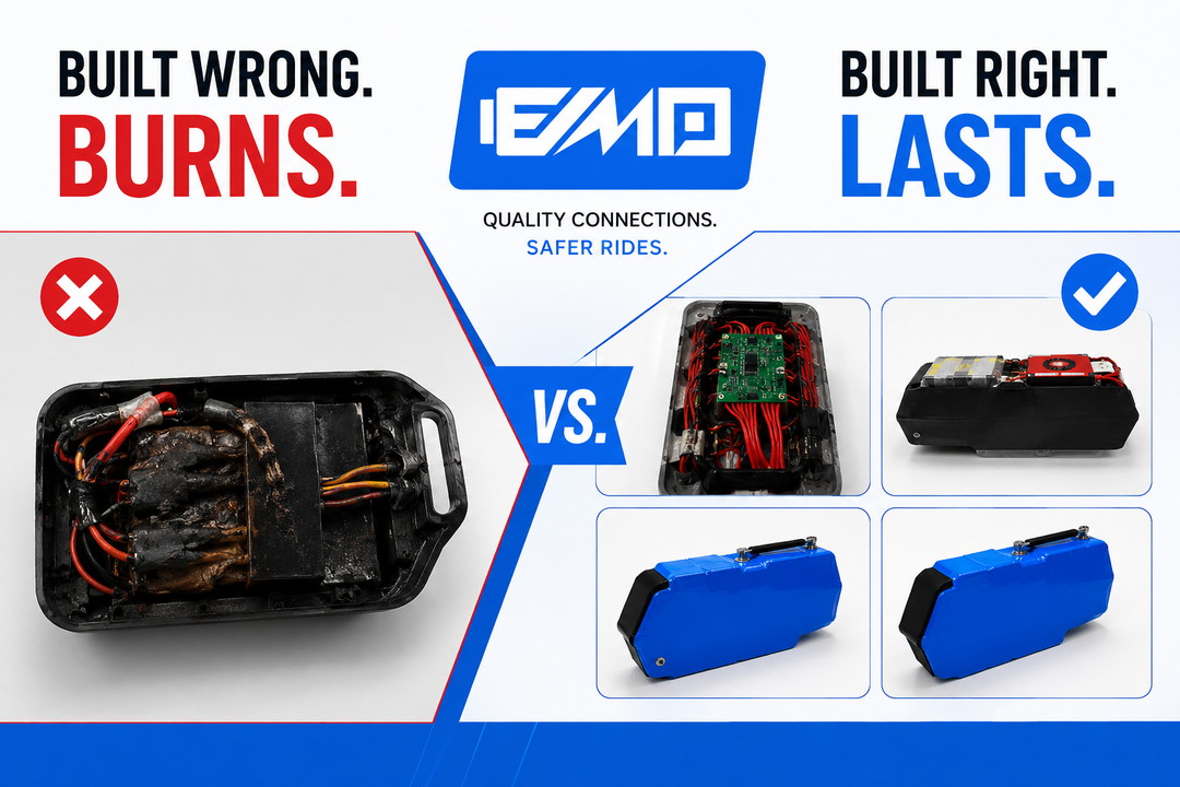 Why Proper Battery Construction Matters: A Real-World Example of Preventable E-Bike Battery Failure