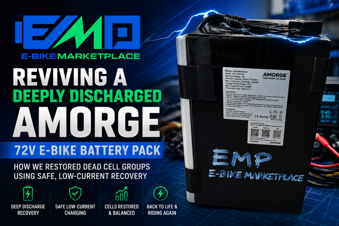 How We Revived a Deeply Discharged Amorge 72V E-Bike Battery Pack