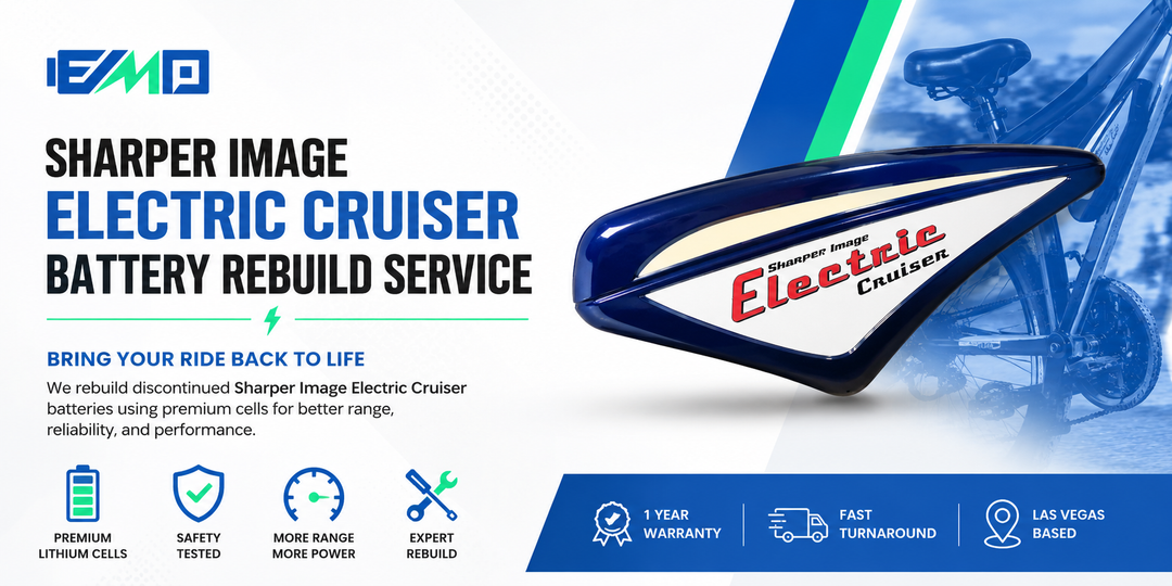 Sharper Image Electric Cruiser Battery Rebuild Service