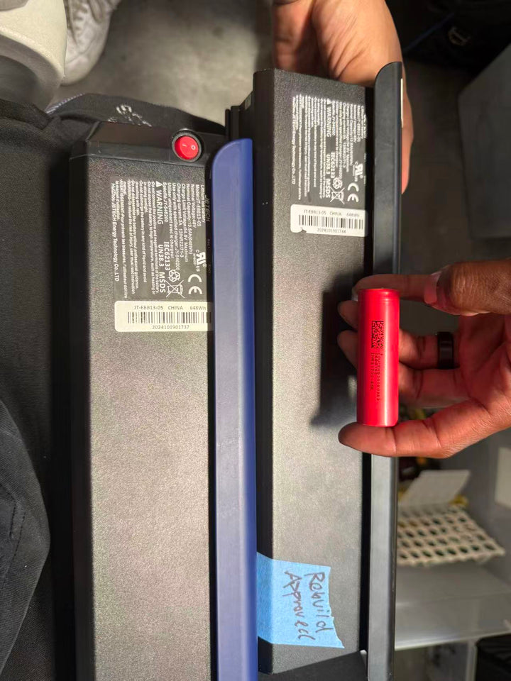 JETECH 48V 15Ah Battery Rebuild Service | Premium Cell Upgrade