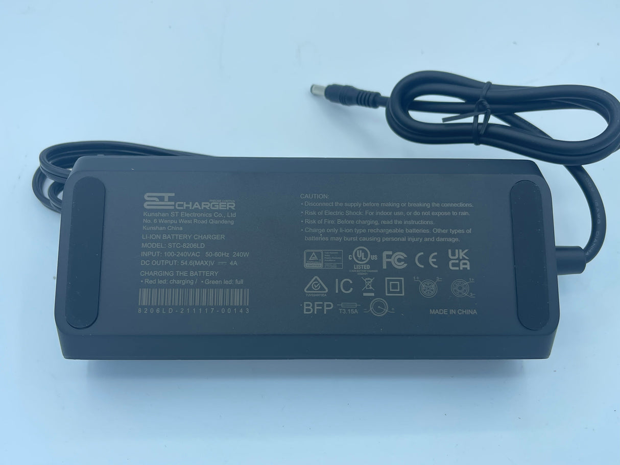 52V 2Ah Lithium Polymer Battery Charger (Li-Ion)