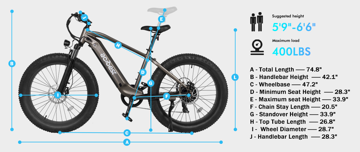 Actbest - 26 inch Explore Fat Tire Electric Bike | Ranger