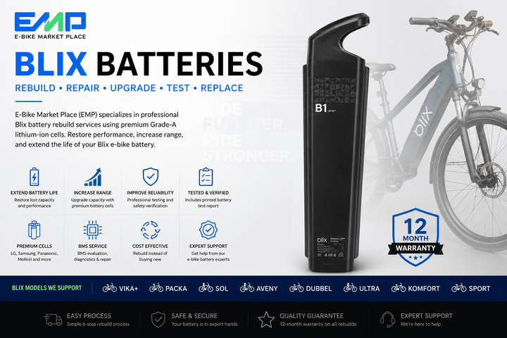 Blix Vika+ | Battery Rebuild