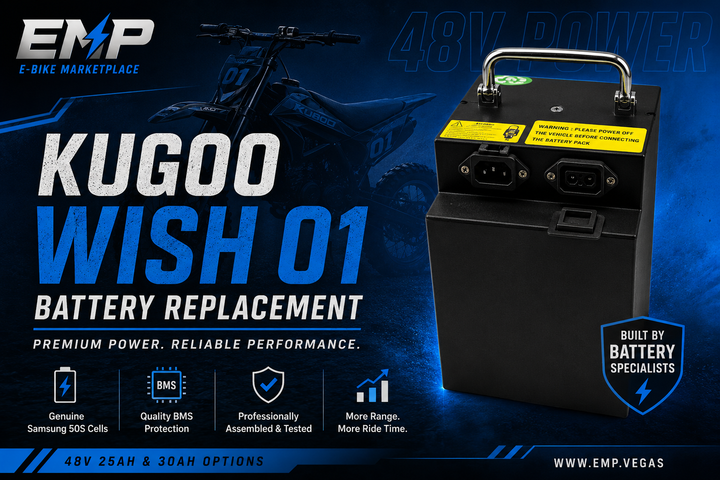 Kugoo Wish 01 Battery Replacement | 48V Lithium Battery Pack