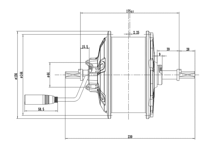 D79-175XL Hub Motor 1500 Watt | High Power Fat Motor