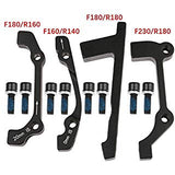 Tektro Post Mount Adaptor for Disc Brakes Black (140mm - 203mm) - EbikeMarketplace