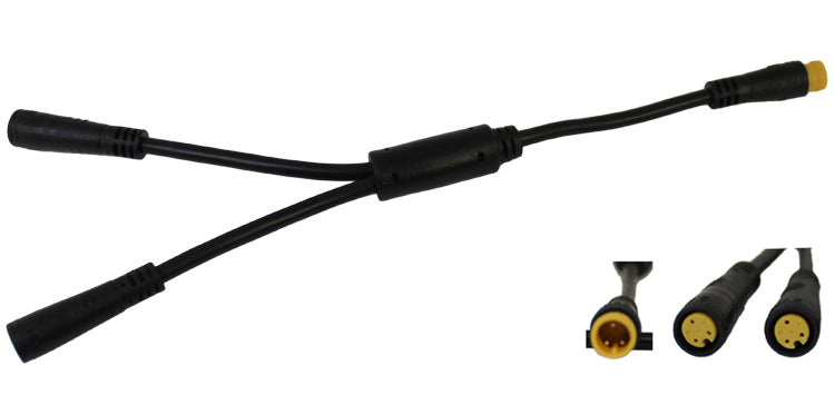 Bafang Y-splitter 1T2 Cable For Gear Sensor - EbikeMarketplace