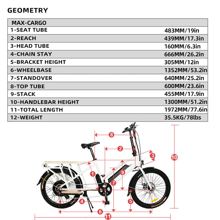EUNORAU MAX-CARGO [48V 750W] (Hustler)