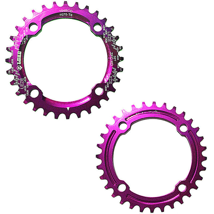 LEZE Narrow Wide Chainring 104BCD 36T 34T - EbikeMarketplace