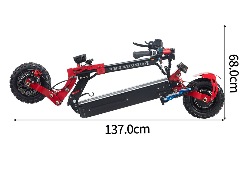 OBARTER - X3 Dual Motor Electric Scooter [48V 2400W]