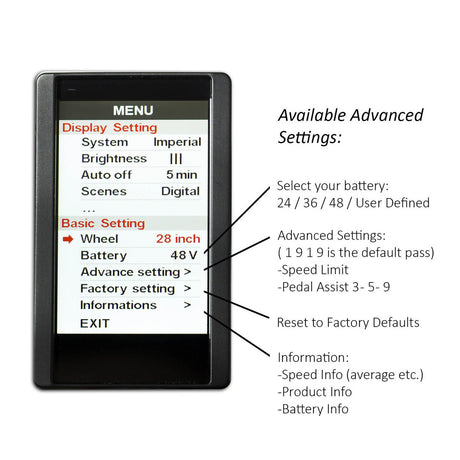DPC 14 color display - EbikeMarketplace