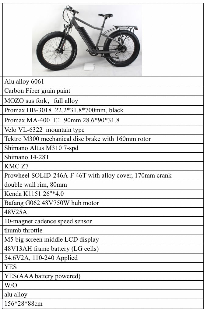 FREEPATH CARBON [48V 750W] (Carbon Knight)