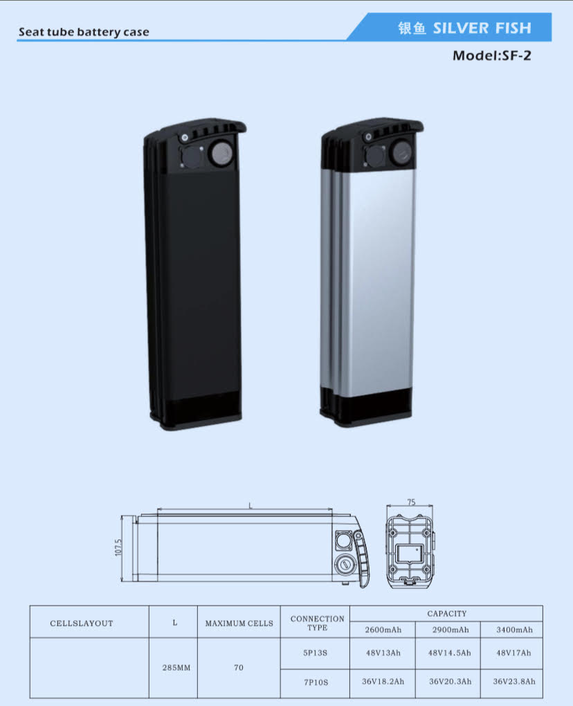 SilverFish Ebike Battery 24V,36V or 48V – E-Bike Market Place SilverFish Ebike Battery 24V,36V or 48V – E-Bike Market Place